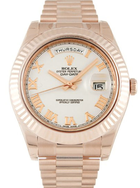 Fake Rolex Day-Date II 41mm Ivory Dial 218235