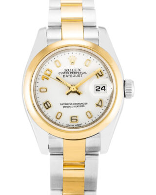 Fake Rolex Lady-Datejust 26mm White Dial 179163