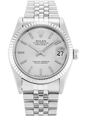 Replica Rolex Datejust Mid-Size Silver Dial 68274