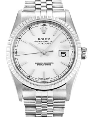 Fake Rolex Datejust 36mm White Dial 16220-3