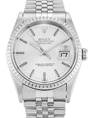 Fake Rolex Datejust 36mm Silver Dial 16220