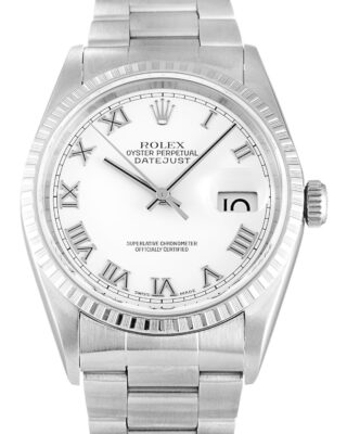 Fake Rolex Datejust 36mm White Dial 16220
