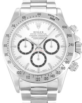Fake Rolex Daytona 40mm White Dial 16520