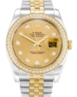 Fake Rolex Datejust 36mm Champagne Dial 116243