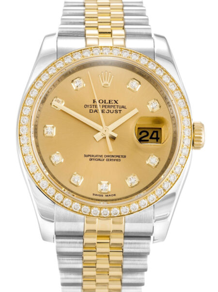 Fake Rolex Datejust 36mm Champagne Dial 116243
