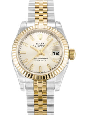 Replica Rolex Lady-Datejust Silver Dial 179173-2