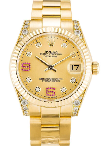 Fake Rolex Datejust Mid-Size 31mm Champagne Dial 178238