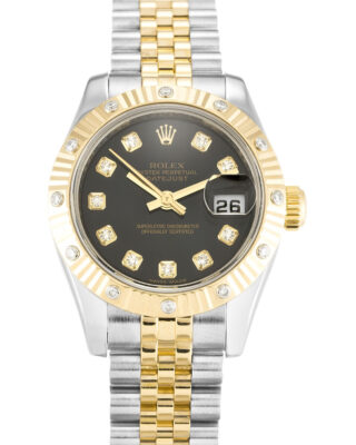Fake Rolex Lady-Datejust 26mm Champagne Dial 179313-3