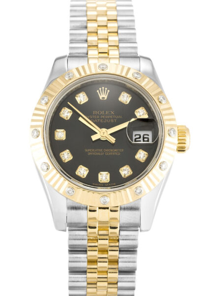 Fake Rolex Lady-Datejust 26mm Champagne Dial 179313-3