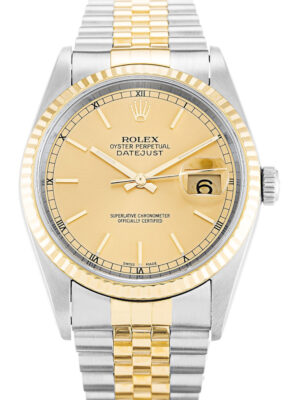 Replica Rolex Datejust Champagne Dial 16233