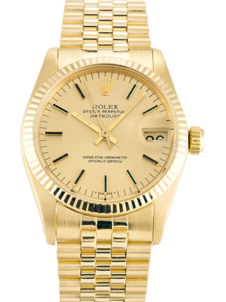 Fake Rolex Datejust Mid-Size 30mm Champagne Dial 6827