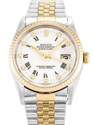 Replica Rolex Datejust White Dial 16233