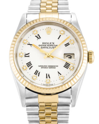 Fake Rolex Datejust 36mm White Dial 16233