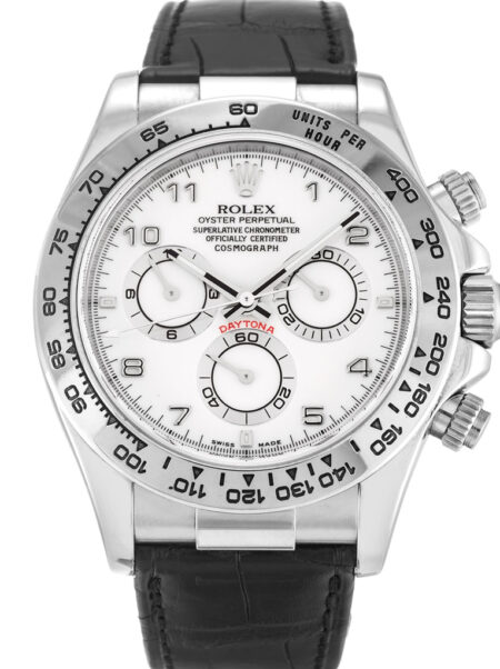 Fake Rolex Daytona 40mm White Dial 116519