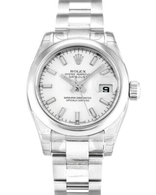 Fake Rolex Lady-Datejust 26mm White Dial 179160