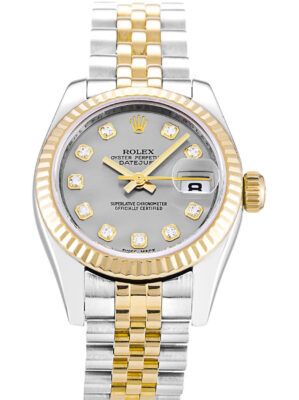 Replica Rolex Lady-Datejust Silver Dial 179173