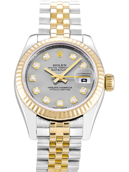 Fake Rolex Lady-Datejust 26mm Silver Dial 179173