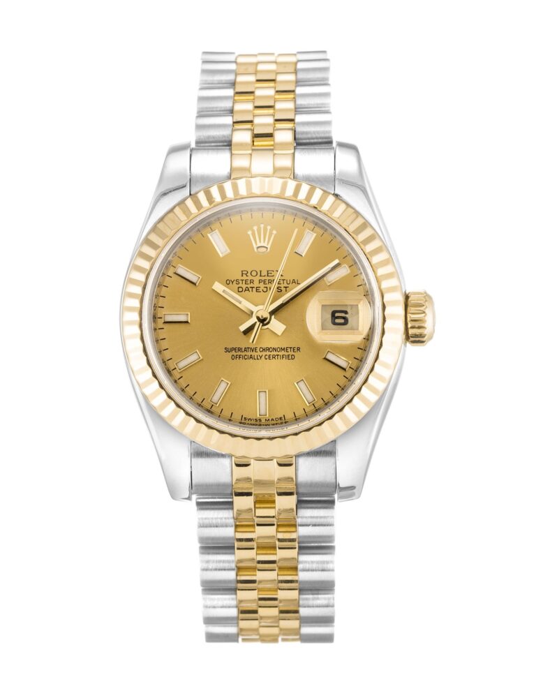 Replica Rolex Lady-Datejust Champagne Dial 179173-3