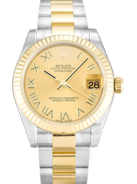 Fake Rolex Lady-Datejust 31mm Champagne Dial 178273-2