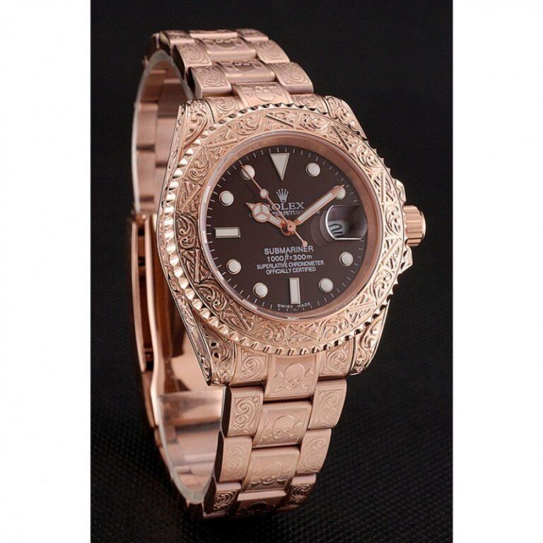 Superclone Rolex Submariner Brown Dial 1454087 Angle Detail