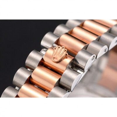 Superclone Rolex Datejust Rose-Gold Dial REP016816 Profile Shot