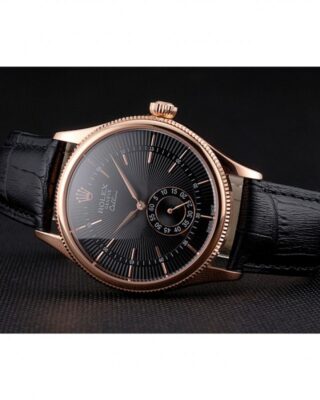 Superclone Rolex Cellini Black Dial REP016792 Design Element