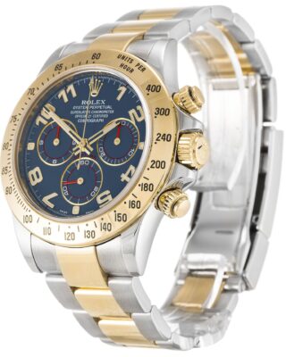 Replica Rolex Daytona Blue Dial 116523 Angle Detail