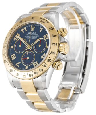Replica Rolex Daytona Blue Dial 116523 Angle Detail