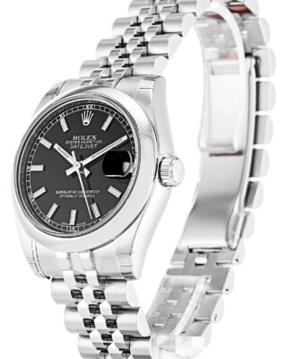 Rolex Lady-Datejust 31mm Black Dial 178240-3 2