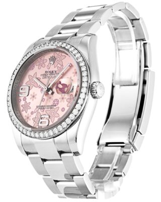 Rolex Datejust 36mm Pink Floral Dial 116244 2