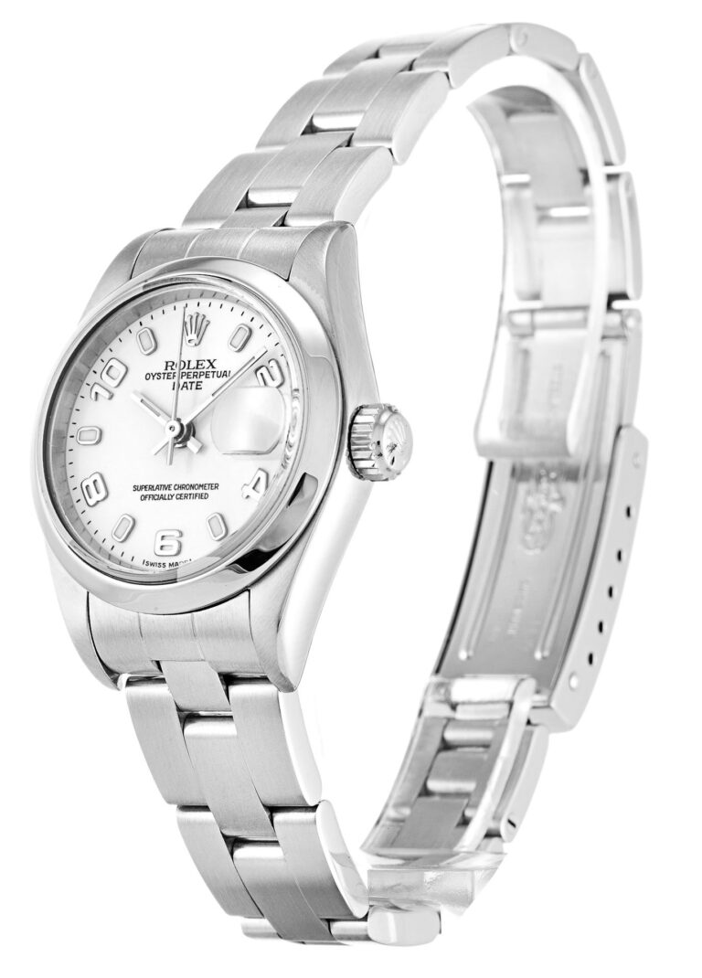Replica Rolex Lady-Datejust White Dial 79160 Perspective View