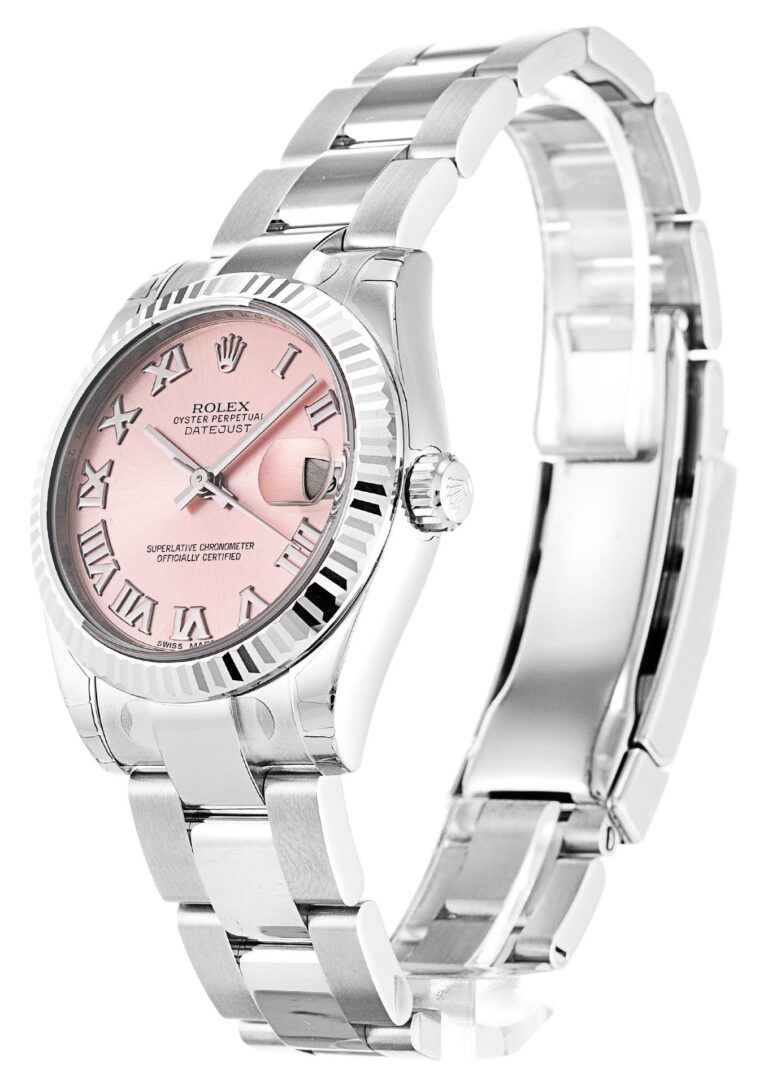 Replica Rolex Lady-Datejust Pink Dial 178274 Perspective View