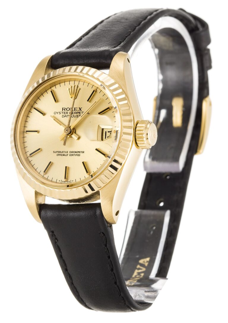 Replica Rolex Lady-Datejust Champagne Dial 6917 Perspective View