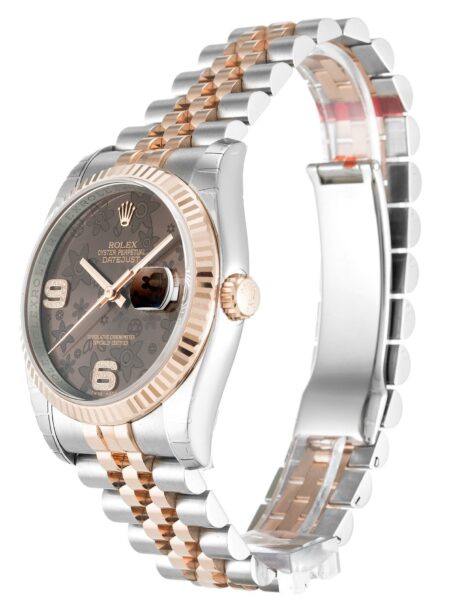 Rolex Datejust 36mm Chocolate Floral Dial 116231 2