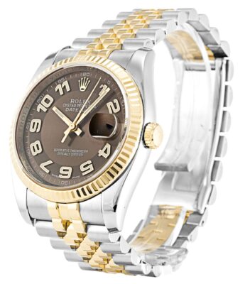 Replica Rolex Datejust Bronze Dial 116233 Perspective View