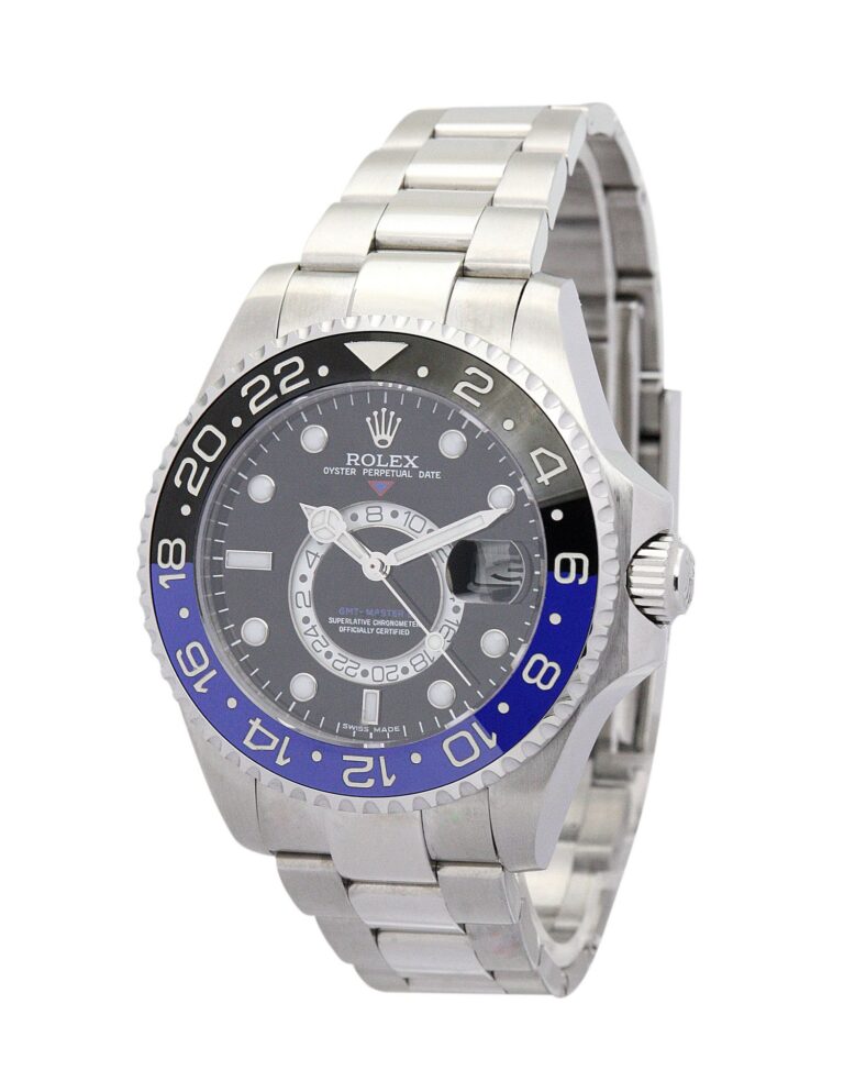 Replica Rolex GMT-Master Black Dial 16720-2 Perspective View