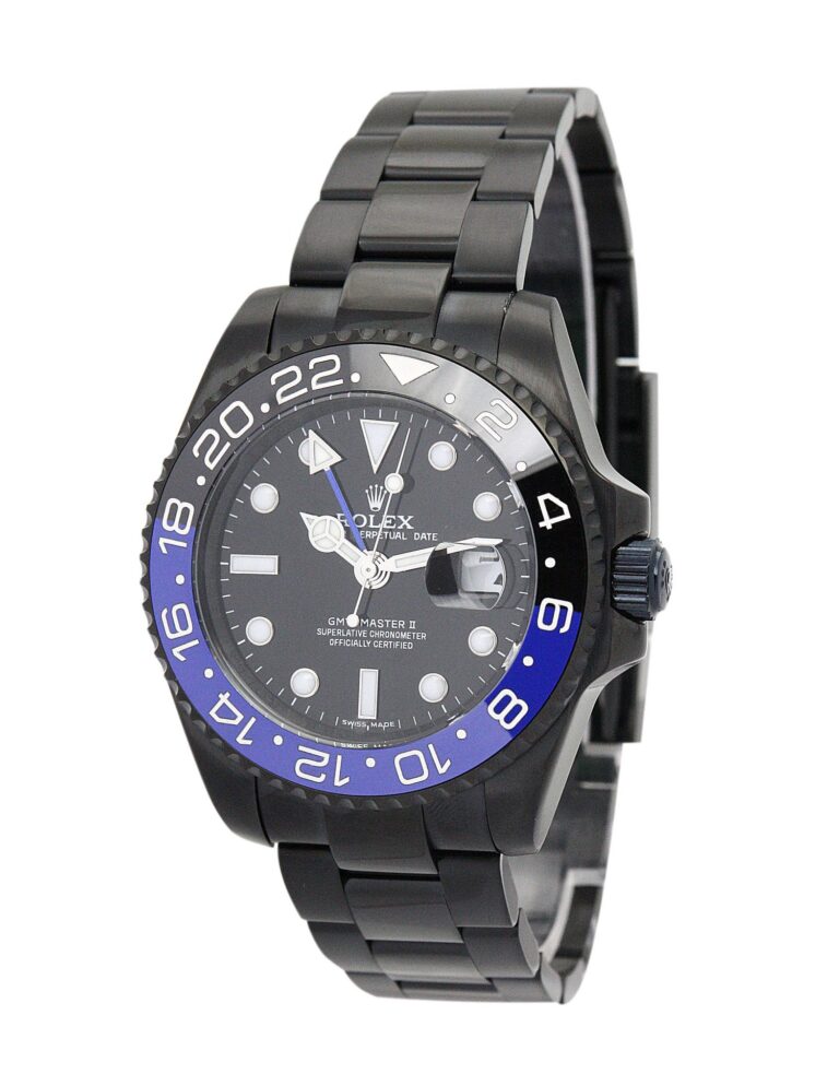 Replica Rolex GMT Master Black Dial 176200 Perspective View