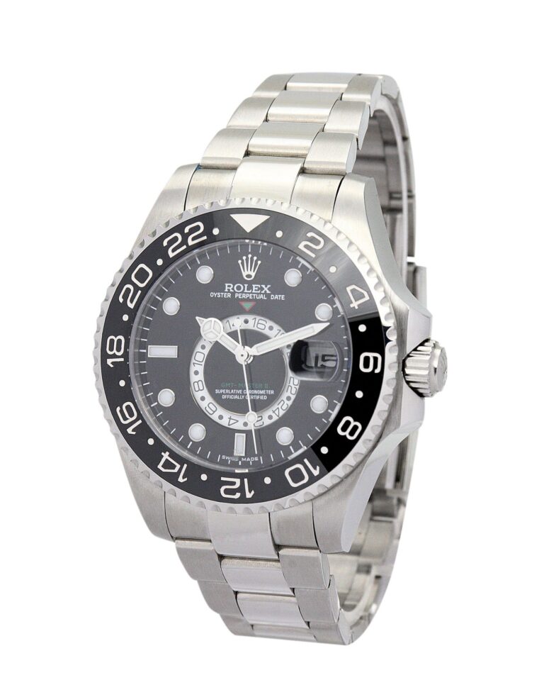 Replica Rolex GMT-Master Black Dial 16720-3 Perspective View
