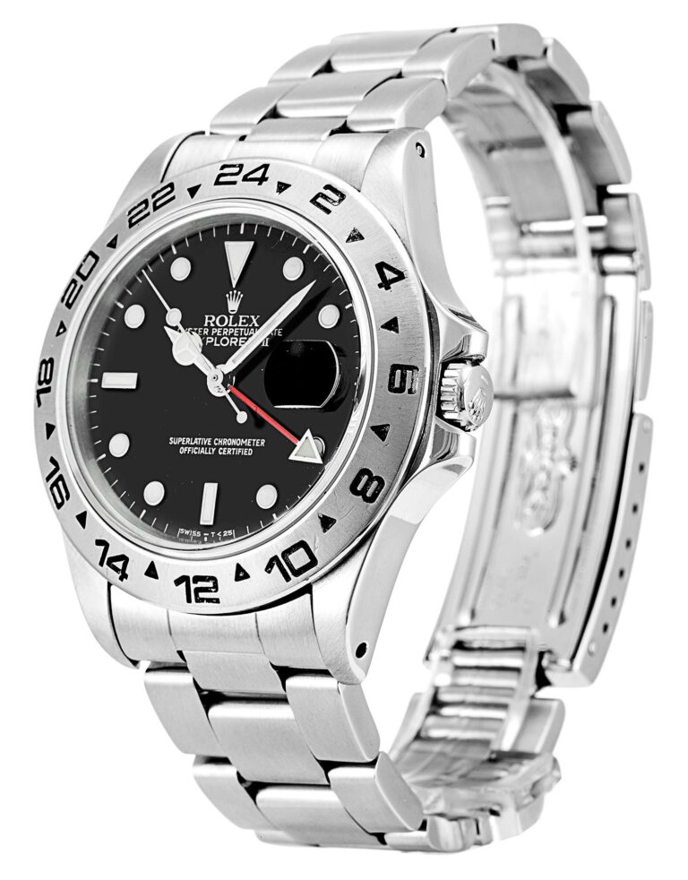 Replica Rolex Explorer Black Dial 16550 Perspective View