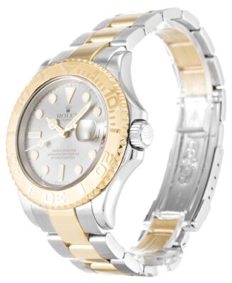 Replica Rolex Yacht-Master Silver Dial 16623 Perspective View