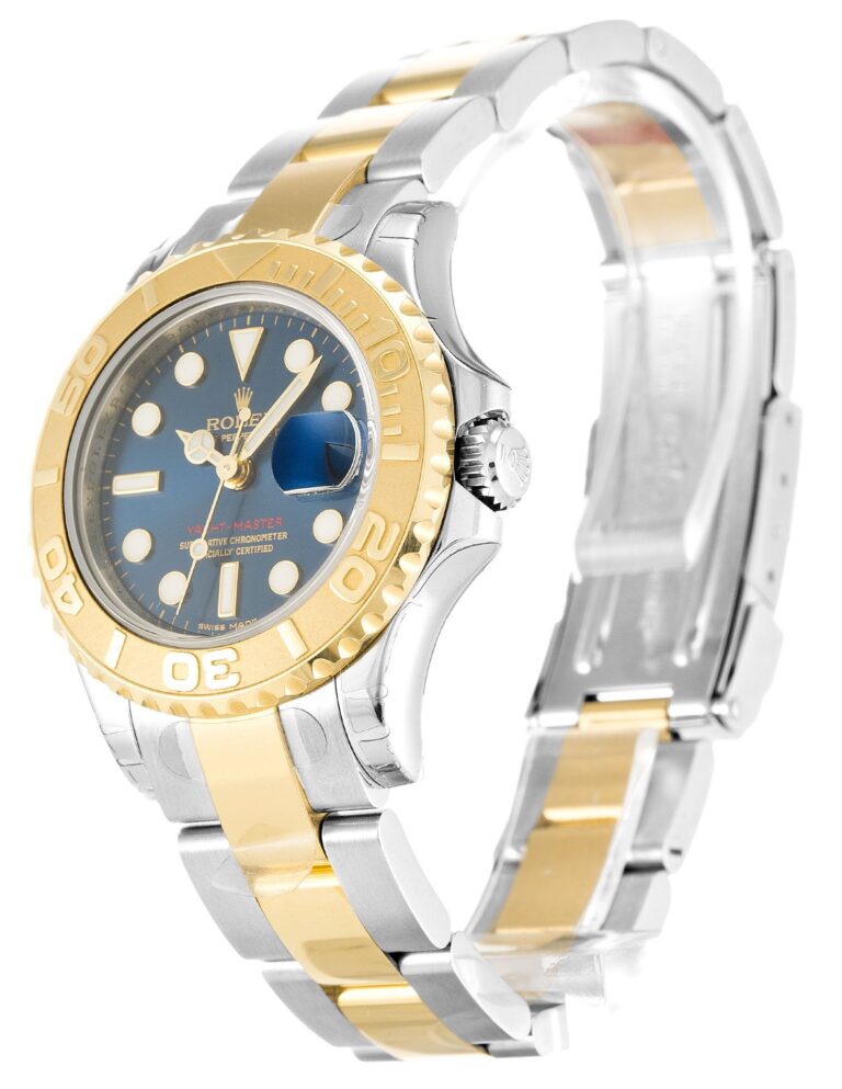 Replica Rolex Yacht-Master Blue Dial 169623 Perspective View