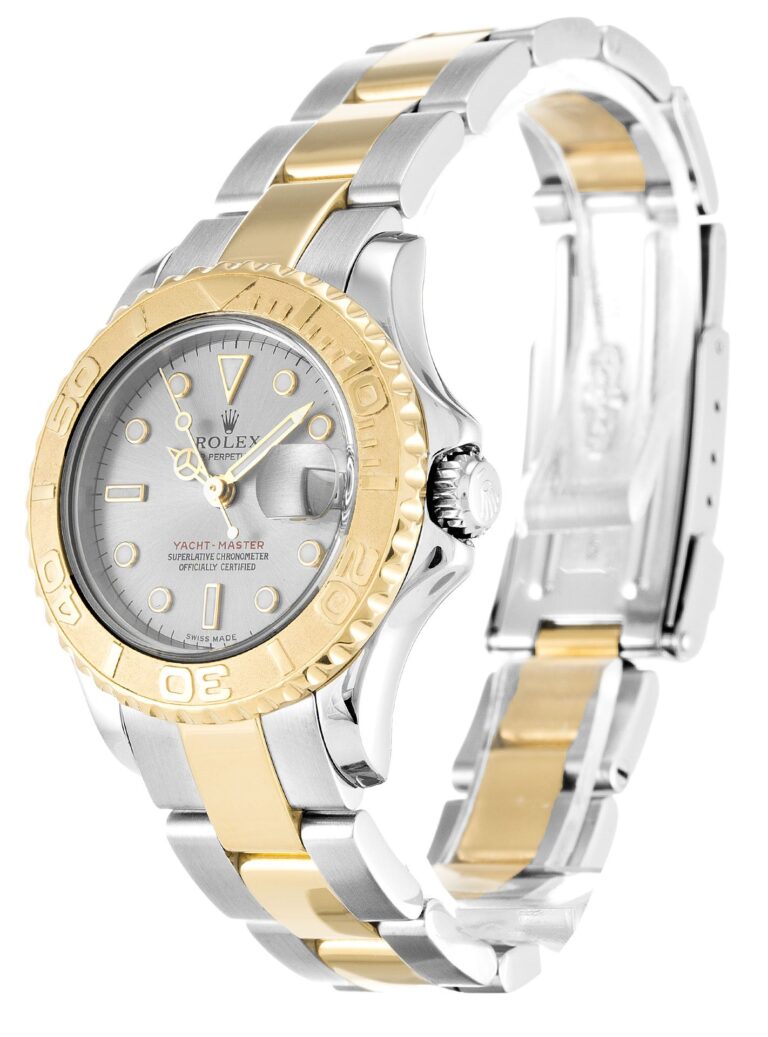 Replica Rolex Yacht-Master Grey Dial 169623 Perspective View