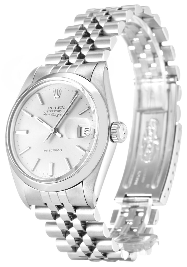 Replica Rolex Air-King Grey Dial 5700 Perspective View