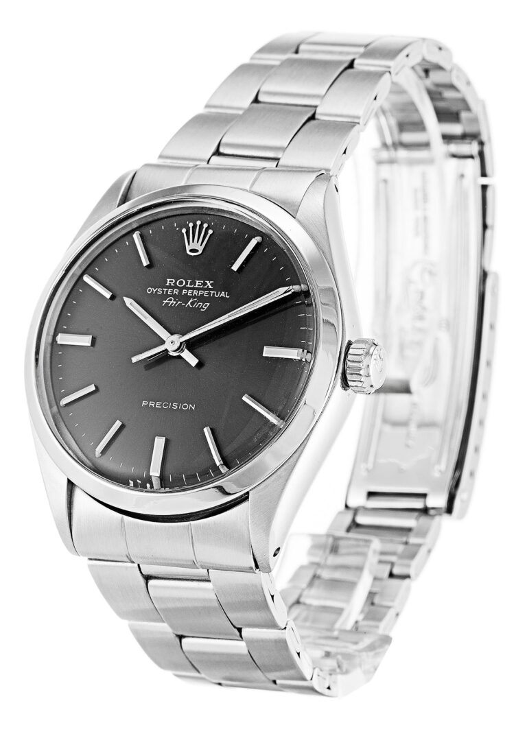 Replica Rolex Air-King Grey Dial 5500 Perspective View
