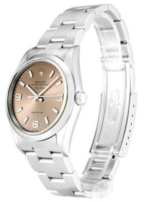 Replica Rolex Air-King Salmon Dial 14000 Perspective View