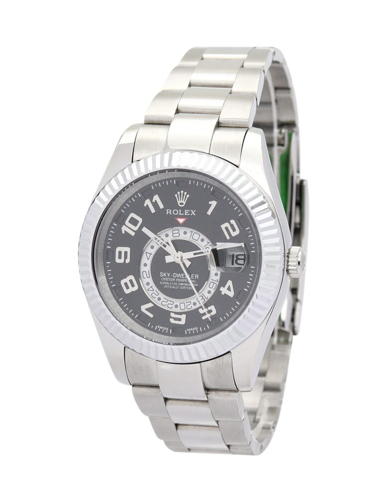 Replica Rolex Sky-Dweller Black Dial 326938 Angle Detail