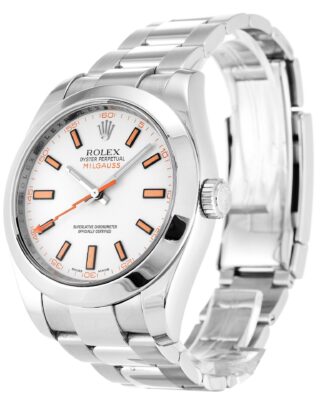 Rolex Milgauss 40mm White Dial 116400 2