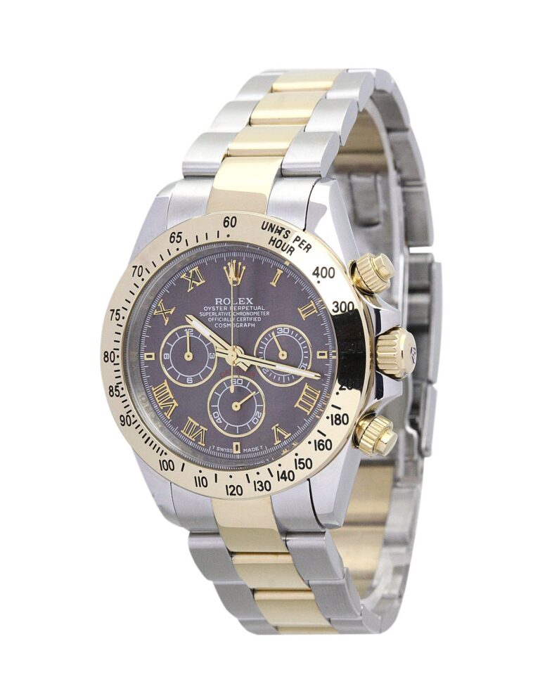 Replica Rolex Daytona Dark brown Dial 116523 Perspective View