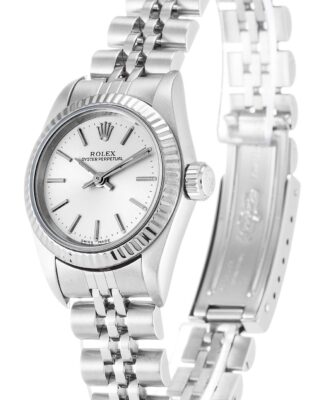 Rolex Oyster Perpetual Lady 24mm Silver Dial 67194 2