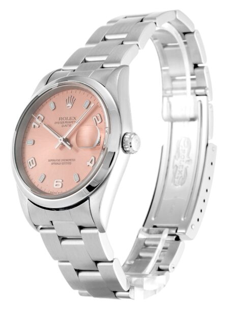 Rolex Oyster Perpetual Date 34mm Salmon Dial 15200 2